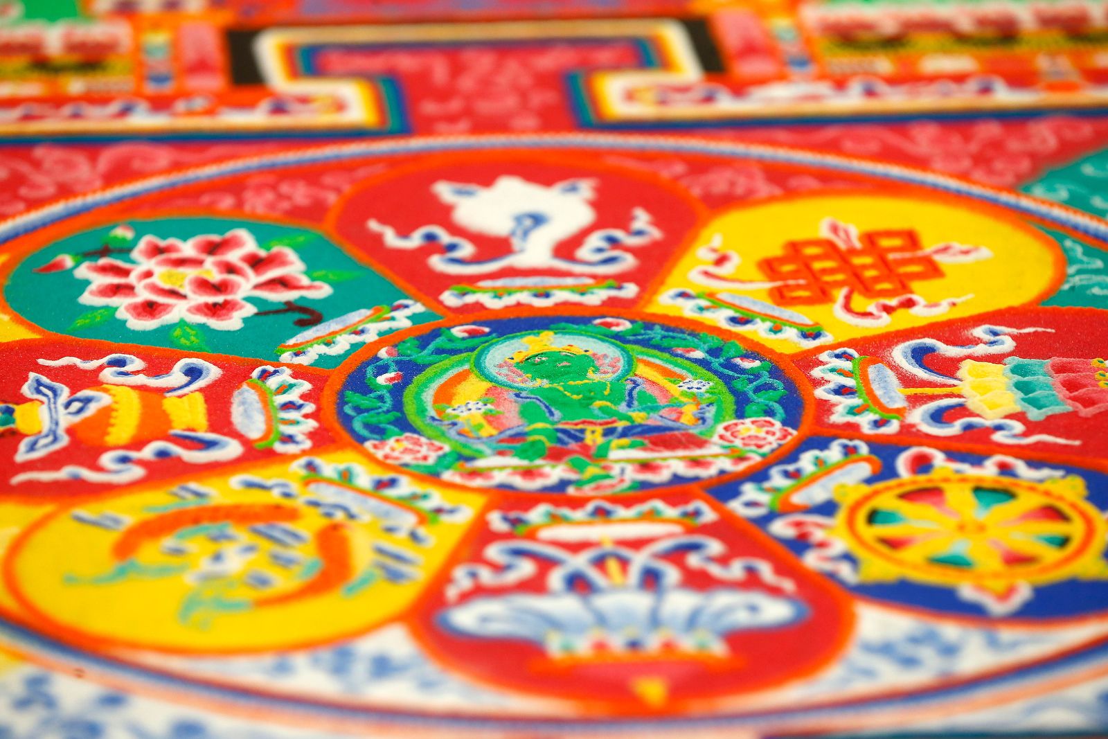 Painstakingly created, then swept away: Tibetan monks' sand mandala at Lily Dale